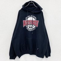 Used 2000s-present Russell Athletic vintage black sweatshirt/hoodie, size 2XL