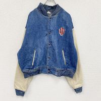 Used The Jaket Factory denim stadium jacket in indigo