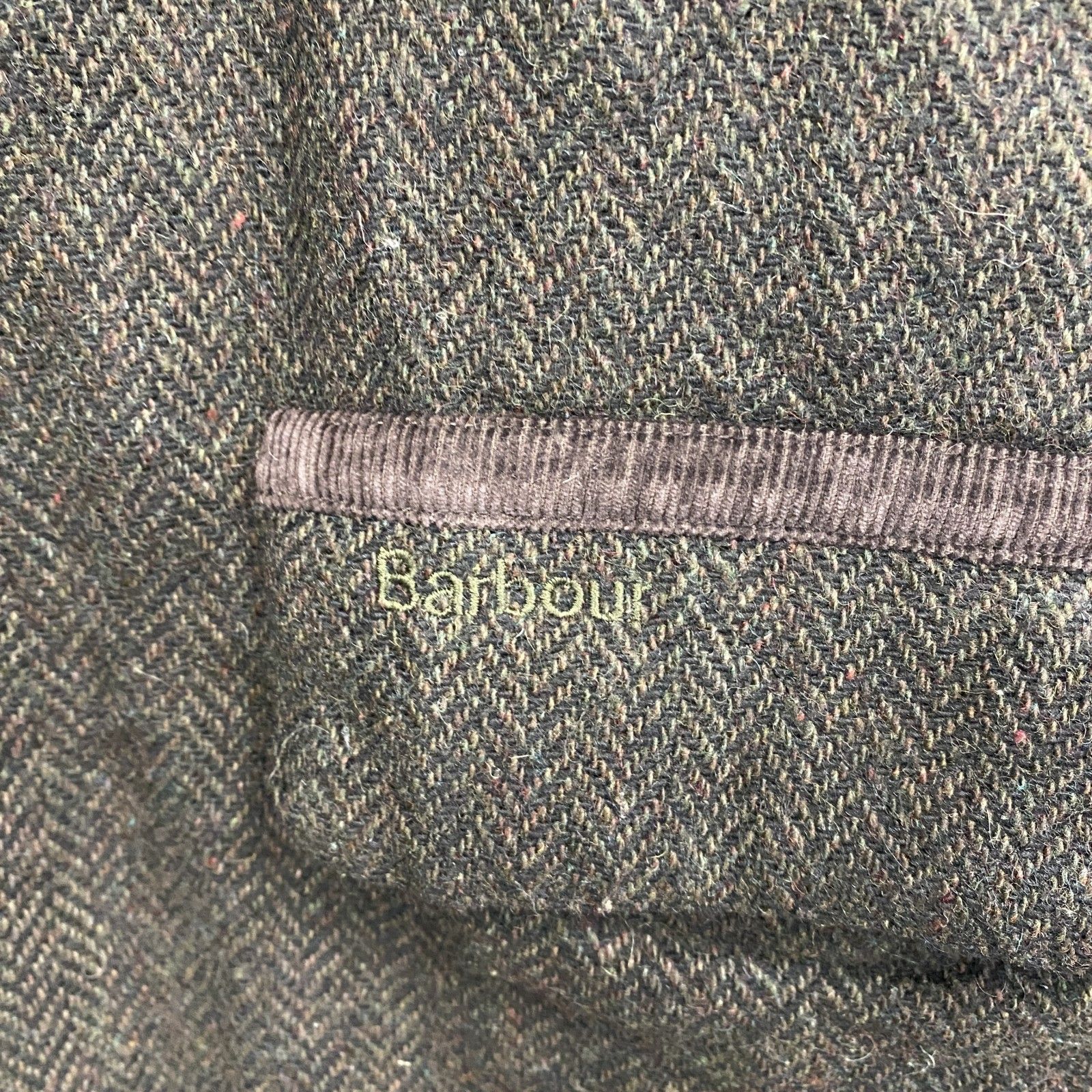 古着 used Barbour バブアー STABLE モヘア混ツイードウール  