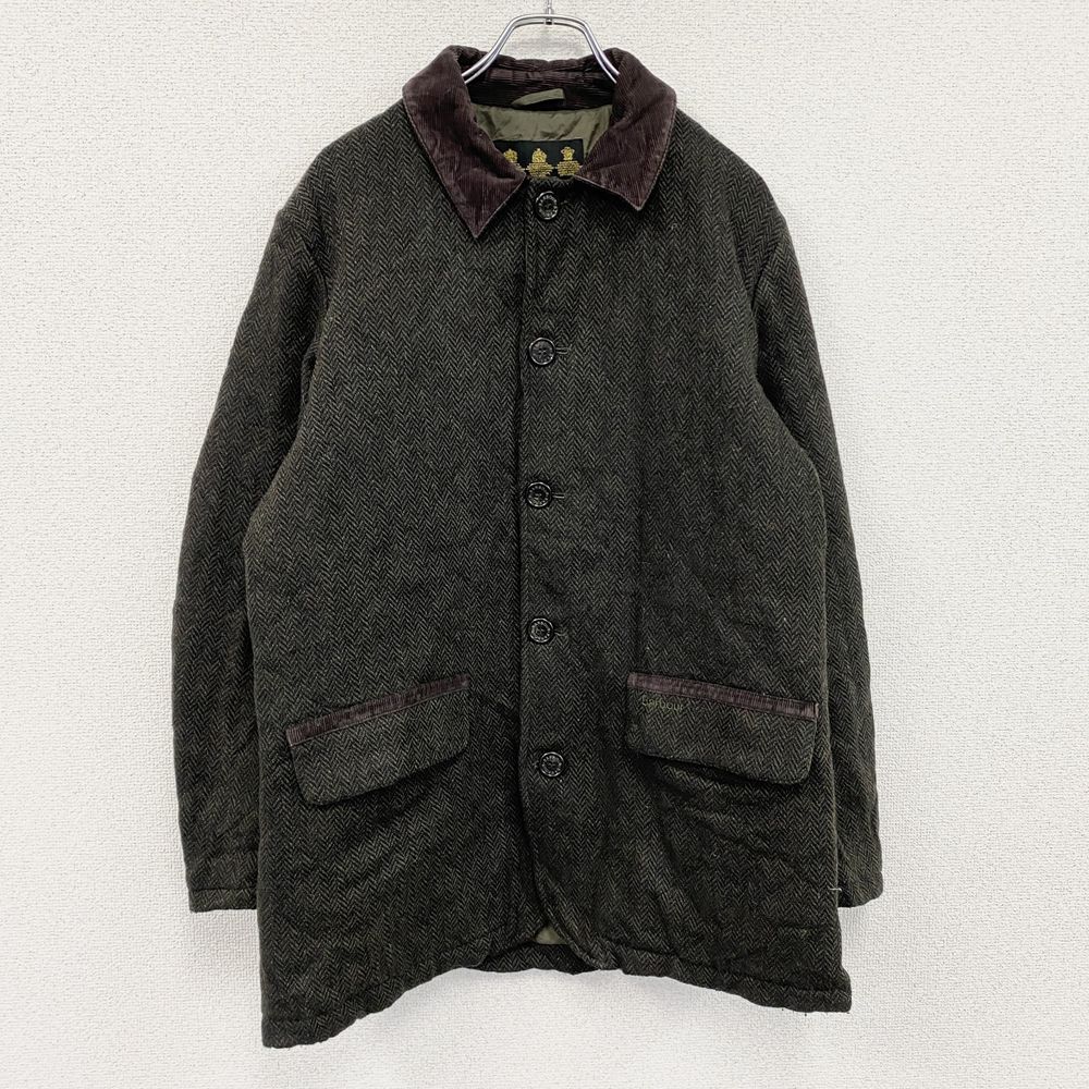 古着 used Barbour バブアー STABLE モヘア混ツイードウール  