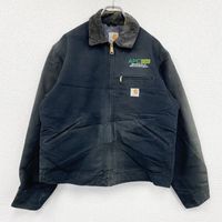 Used Carhartt Detroit Duck Jacket with Blanket Liner, Black, Size M