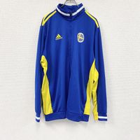Used adidas track jacket/jersey, blue, size 2XL