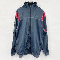 Used 2000s Kappa track jacket/jersey, vintage, navy, size XL