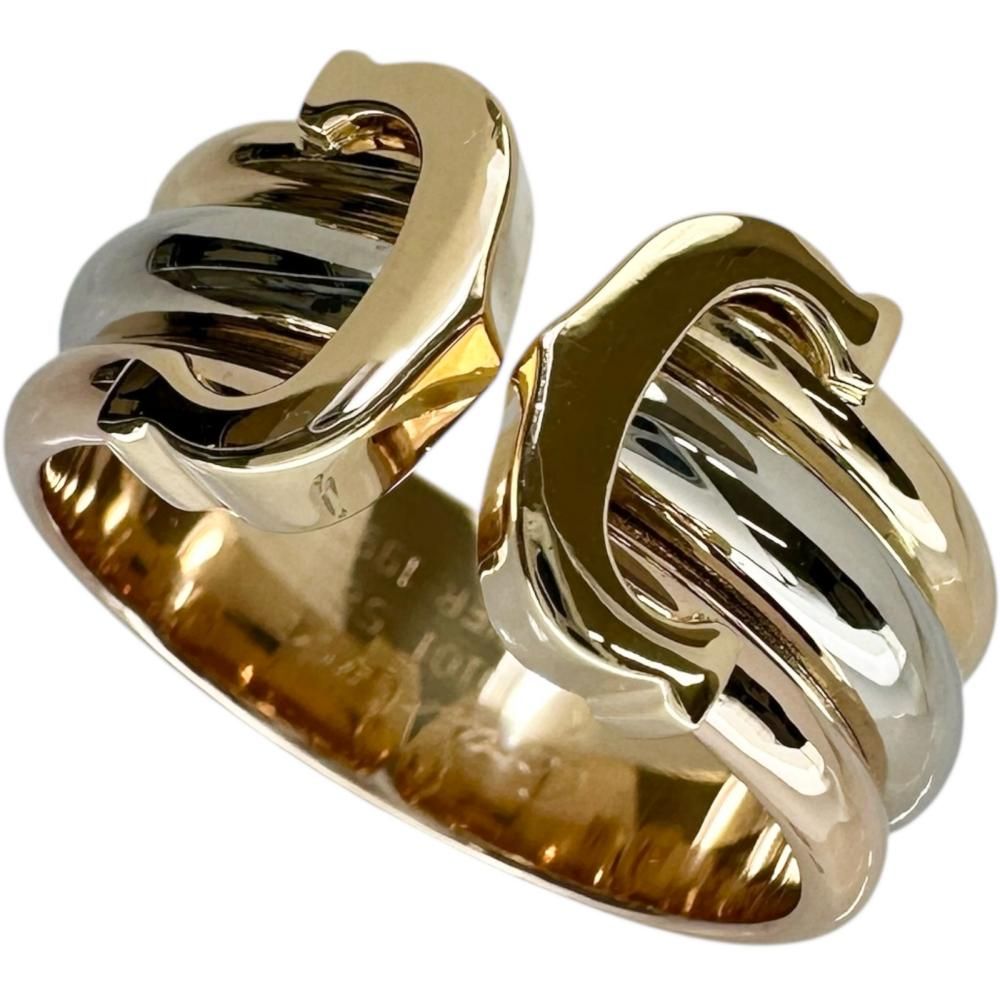 Pre-owned, size 18 CARTIER/Cartier 1997 2C Ring in 18K Yellow Gold/18K ...