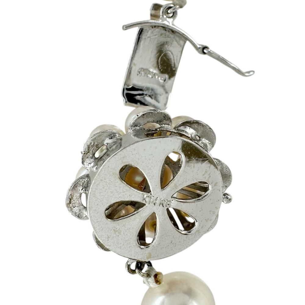 アコヤパール8.2-8.8mm ネックレス K14WGホワイトゴールド 48.0g 47cm  