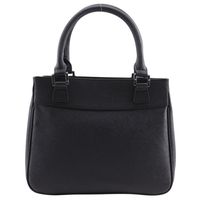 Hamano Leather Craft Pot-au-feu Mini Tote Bag, Black Cowhide Leather, A5 Size, Magnetic closure, Women's, Pre-owned