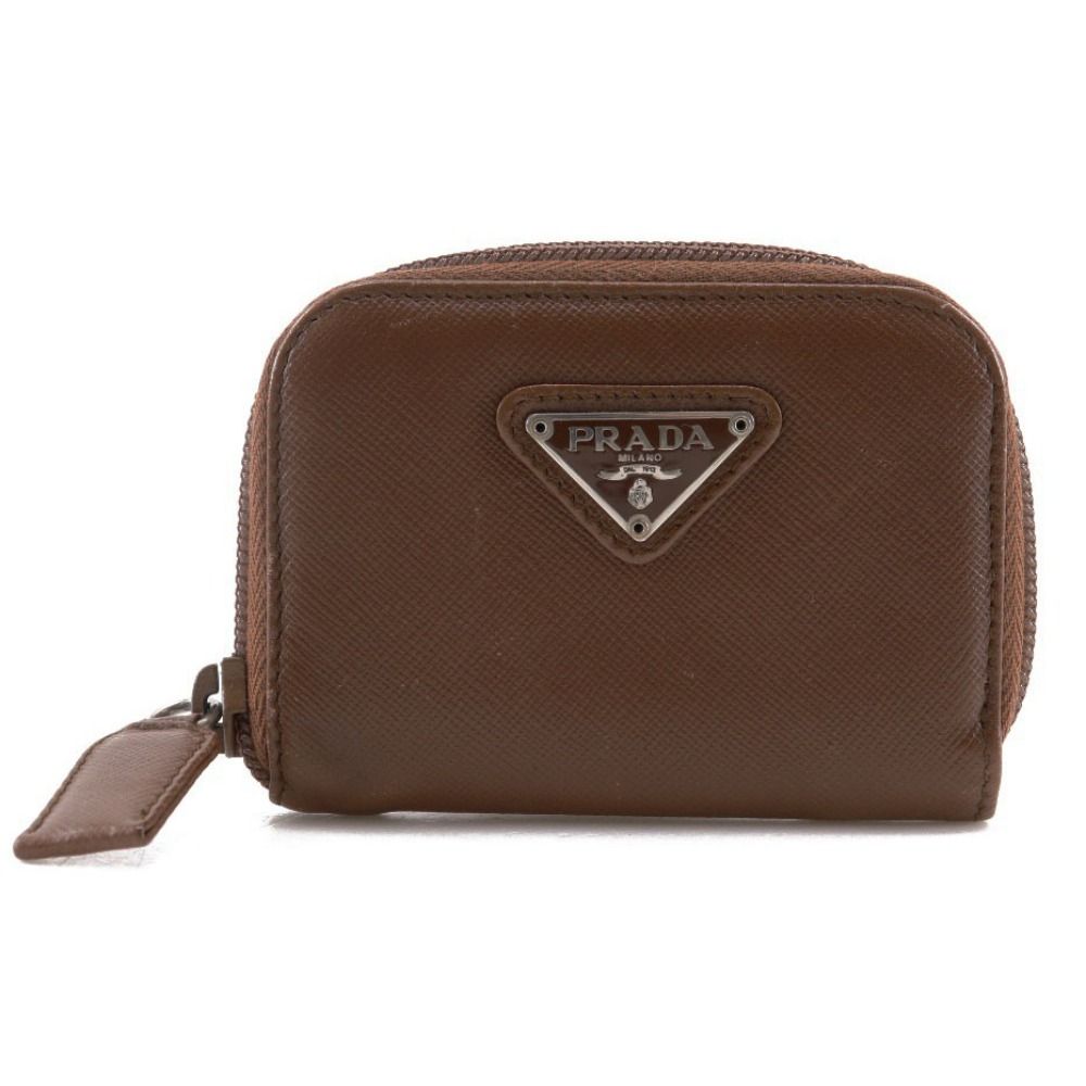 프라다 PRADA 삼각 로고 코인 케이스 가죽 이탈리아제 패스너 Triangular logo _【중고】 | 日本二手精品 ｜ 도코데모