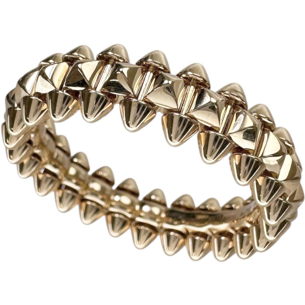 二手卡地亞 Crush 小號戒指，17 號，18K 玫瑰金，8.9 克（#57），女士