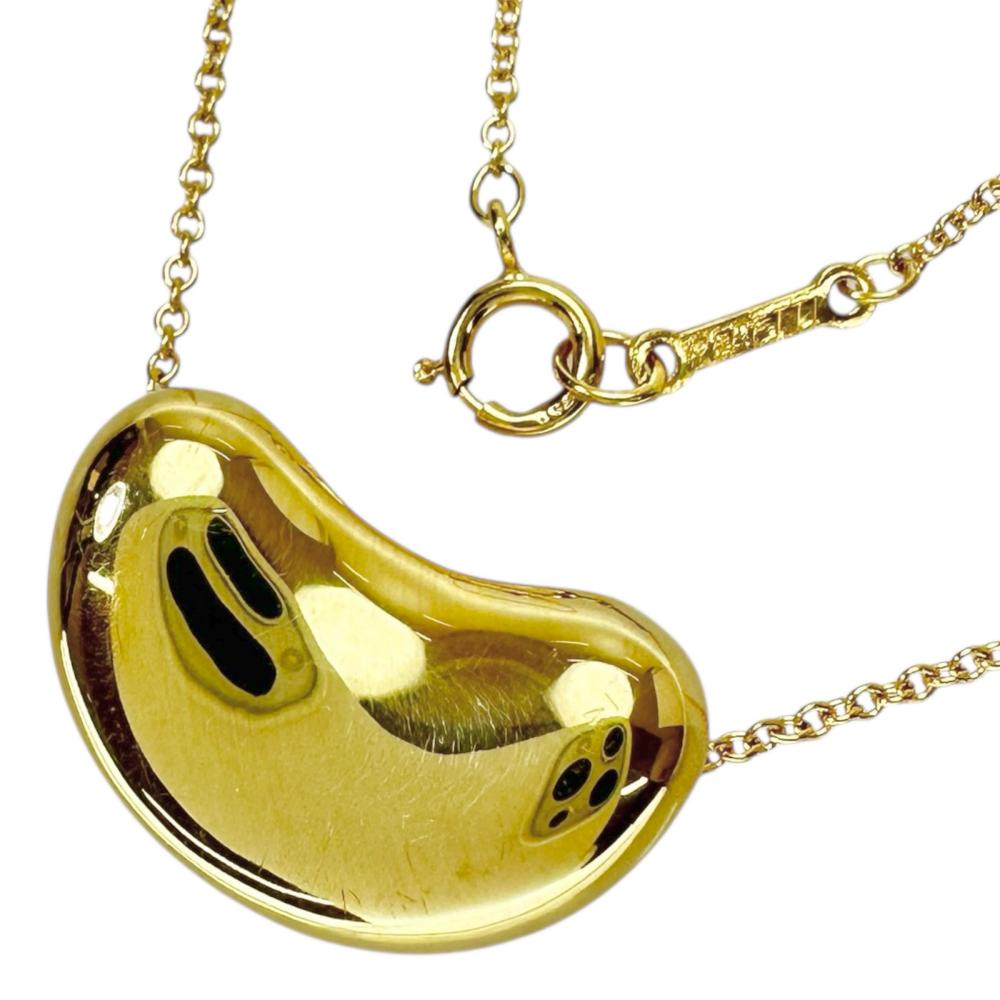 蒂芬妮 (TIFFANY & Co.)/蒂芙尼豆形項鍊（18.5毫米寬），18K金，7.3克，40.5厘米，女士款 [二手]