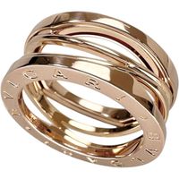 二手寶BVLGARIB-ZERO1 Legend 戒指，14.5 號，18K 玫瑰金，9.9 克（#55），女士款。