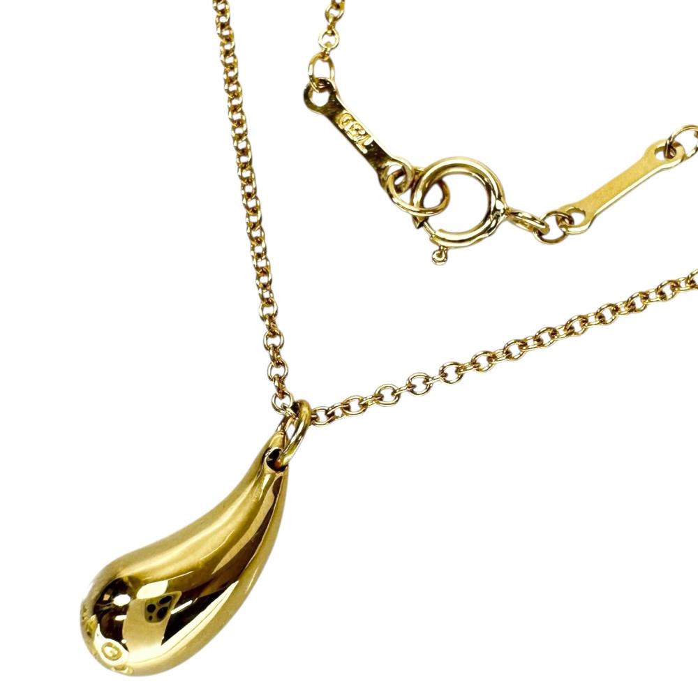 蒂芙尼 (TIFFANY & Co.) 淚滴形 Peretti 項鍊，18K 金，4.2 克，41.5 厘米，女士款 [二手]