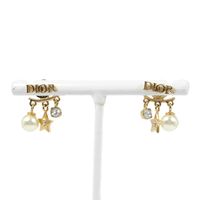 Pre-owned Christian Dior Dior Revolution earrings, evolution x metal, approximately 3.48g, women's.