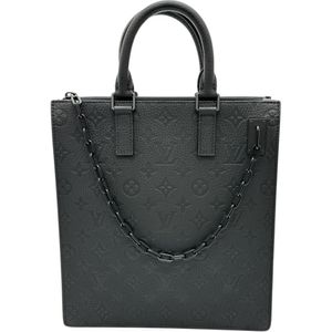 LOUIS VUITTON/ Louis Vuitton Sac Plat Monogram Taurillon 手提包/斜背包/皮革黑色女士款式 [二手]