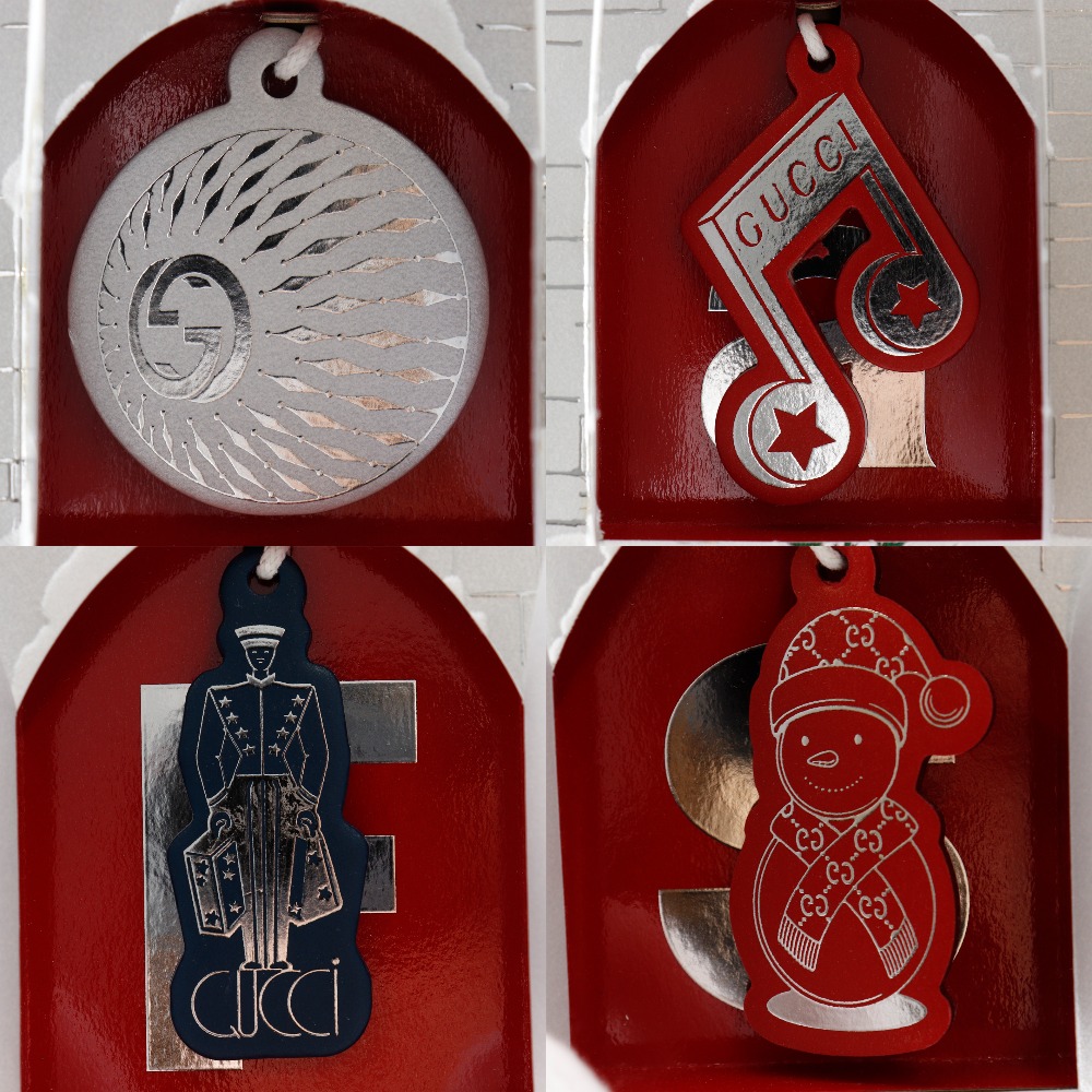 Pre-owned Gucci 2024 Advent Calendar, White Paper, Christmas