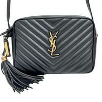 SAINT LAURENT/Saint Laurent 520534 Lou Camera Bag Shoulder Bag Leather Black Leather/Gold Hardware Women's [Pre-owned]