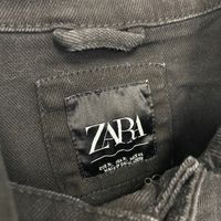 Used ZARA 4th-gen black denim trucker jacket, size XL.