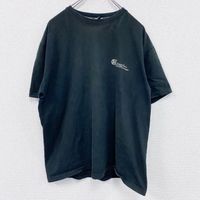 古著BAPLINE 短袖T卹，雙面印花，黑色，XL碼