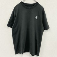 古著THE NORTH FACE 短袖印花T卹，黑色，L碼