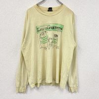 80年代SCREEN STARS BEST古著二手長袖T卹，單線縫製，復古黃色，XL碼