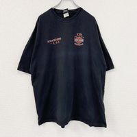 古著哈雷戴維森短袖T卹，黑色，3XL碼，印有漢字圖案