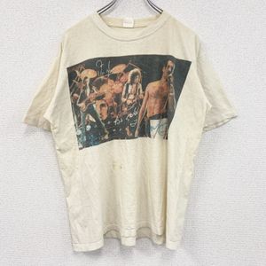 헌 옷 used ～90s CROSS STARS QUEEN 퀸 후레디 머큐리 반소매 T셔츠 밴드 T 빈티지 화이트 화이트 XL 사이즈
