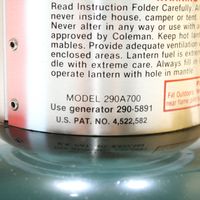 Coleman THE Powerhouse 투맨 토르 가솔린 랜턴 90년 USA제 290A700 Coleman