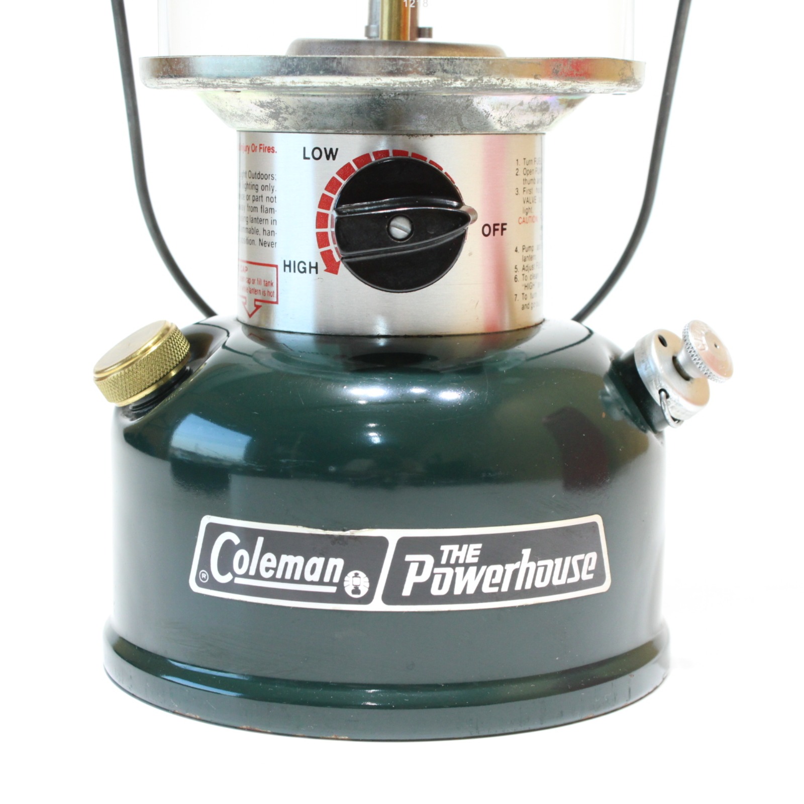 コールマン THE Powerhouseツーマントルガソリンランタン 90年USA製
