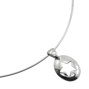 蒂芙尼 (Tiffany & Co.) 镂空星形项链，925 纯银，约 9.7 克，女士款 [二手]