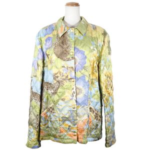 Pre-owned Salvatore Ferragamo quilted outerwear, silk padding, yellow, for women.