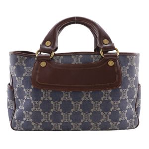 셀린느 CELINE 부기 백 핸드백 마카담 데님 블루 / 차 수제, A5 오픈 Boogie back 여성 [중고]