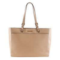 マイケルコース Michael Kors トートバッグ レザー ベージュ 肩掛け,手提げ,A4 マグネットタイプ レディース【中古】