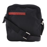プラダスポーツ PRADA SPORTS ポシェット ショルダーバッグ B8675 ナイロン NERO 黒 斜め掛け,肩掛け ファスナー Pochette ユニセックス【中古】