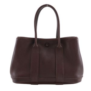 二手爱马仕 Garden Twilly TTPM 手提包，Swift 皮革材质，2005 年款，棕色，按扣开合。女士款。