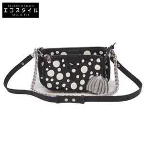 Louis Vuitton x KY Yayoi Kusama M46410 Enplant Infinity Dot Noir Multiplier Pochette Accessory
