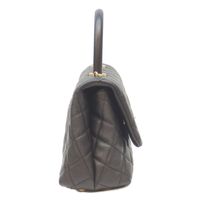 香奈兒27號黑色A92990 G五金魚子醬可可手柄XS 24 2-Way手柄