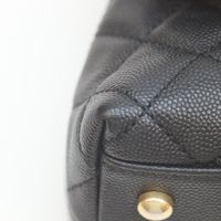 香奈兒27號黑色A92990 G五金魚子醬可可手柄XS 24 2-Way手柄