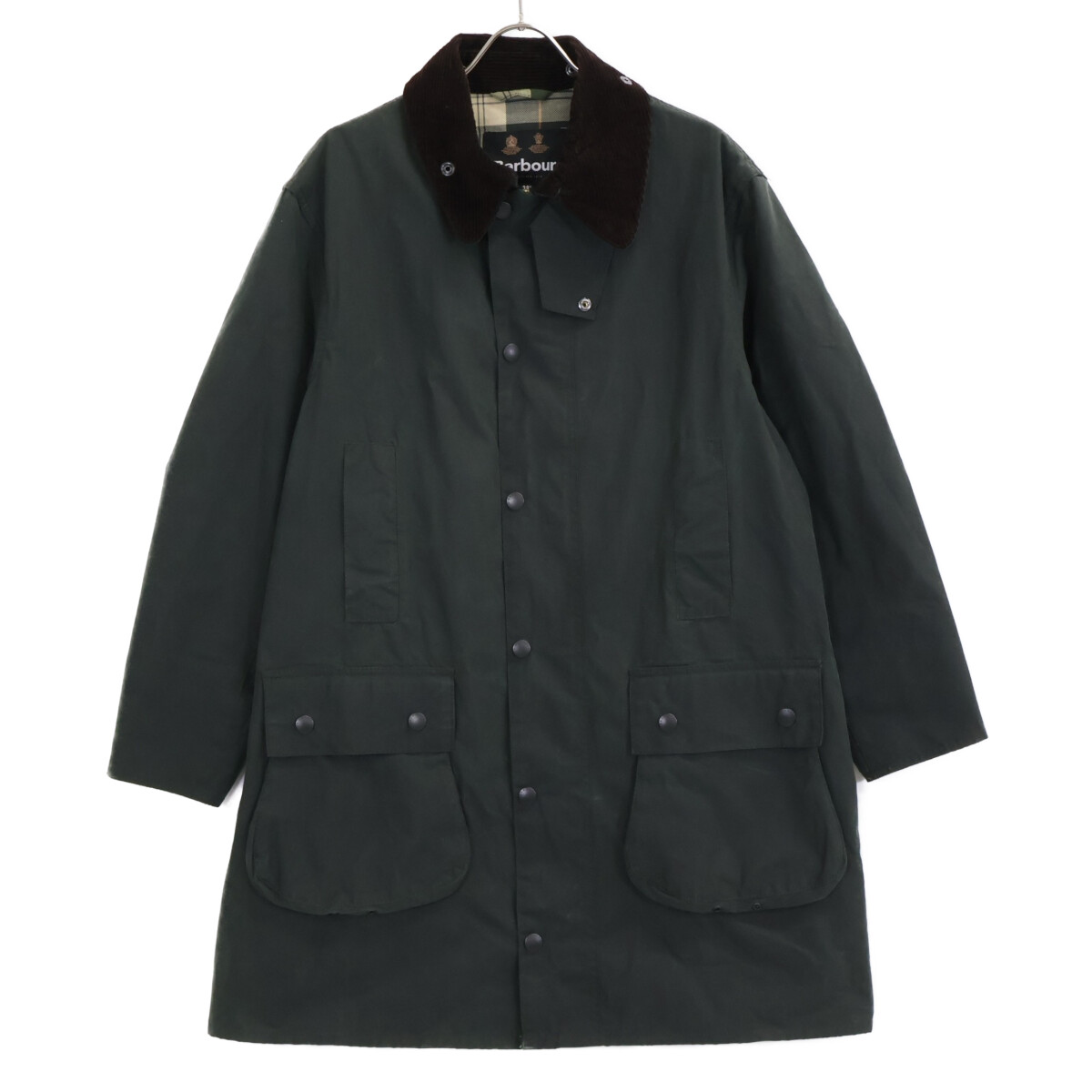 Barbour MWX2089SG51 23AW Border OS Wax Jacket, Size 38 | 日本二手