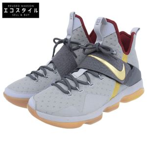나이키 신품 같이 레브론 14 ID 스니커 슈즈 맨즈 그레이 골드 28.0 cm 926720-991 10(US)