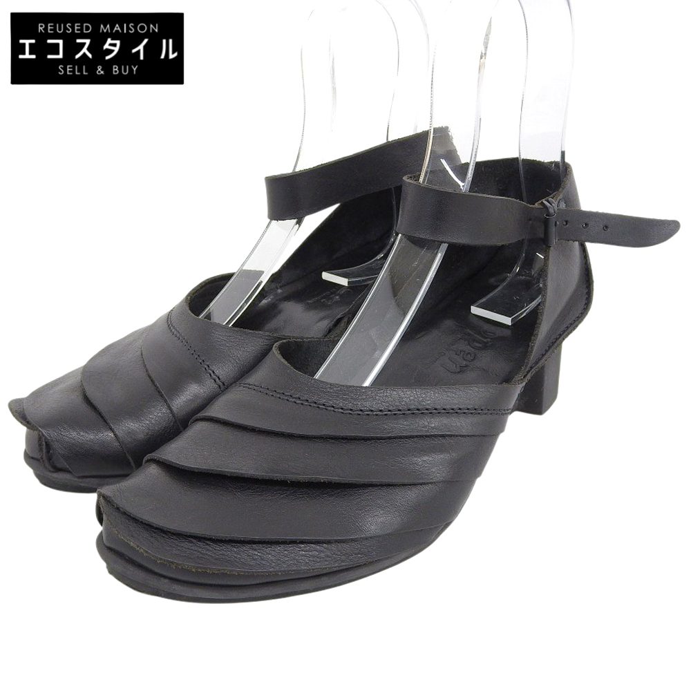 トリッペン 39 サンダル 黒 Edel 24.5 25 【公式通販】 【美品 トリッペン 39 サンダル 黒 Edel 24.5 25 【公式通販】 【美品