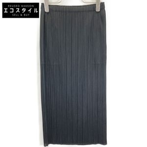 Pleats Please PP55-JG112 Black BASICS Skirt 1