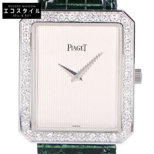 ピアジェ 仕上げ済み K18WG cal.9P2 プロトコール ダイヤモンドベゼル 手巻き