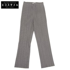 Pleats Please, Excellent Condition BASIC Pleated Pants, Women's, Gray, 1, PP55-JF111