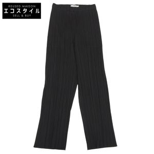 Pleats Please, Excellent Condition BASIC Pleated Pants, Women's, Black, 1, PP36JF111