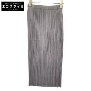Pleats Please PP55-JG112 Gray BASICS Skirt 1