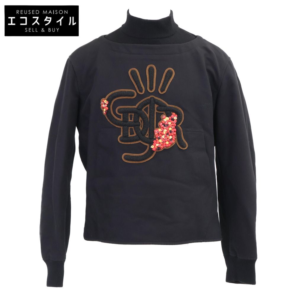 Dior x Travis Scott Cactus Jack [Excellent Condition/Domestically  Authorized/22AW] 28TC683A5519 Front Logo Mock Neck Anorak Sweatshirt/Size  48 |   DOKODEMO