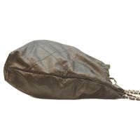 香奈兒 AS3262 黑色亮面小牛皮手袋,配銀色五金配件,香奈兒 22 號大號