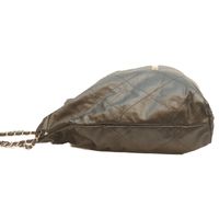 香奈兒 AS3262 黑色亮面小牛皮手袋,配銀色五金配件,香奈兒 22 號大號