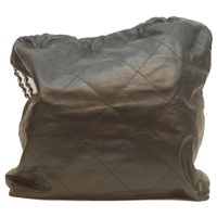 香奈兒 AS3262 黑色亮面小牛皮手袋,配銀色五金配件,香奈兒 22 號大號