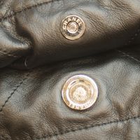 香奈兒 AS3262 黑色亮面小牛皮手袋,配銀色五金配件,香奈兒 22 號大號