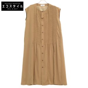 Zucca [Like New/Made in 2013] ZU53-FH085 PE Denim Button-Front Sleeveless Jacket, Size M